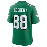 Maillot de joueur jeu alternatif Nike Dallas Goedert Kelly Green Philadelphia Eagles pour homme