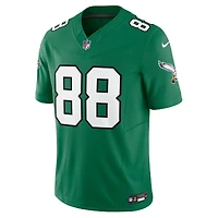 Nike Dallas Goedert Kelly Green Philadelphia Eagles Vapor F.U.S.E. Maillot limité
