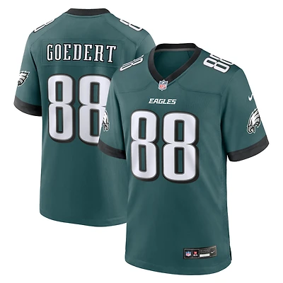 Maillot de match l'équipe Nike Dallas Goedert pour hommes, vert minuit, Philadelphia Eagles