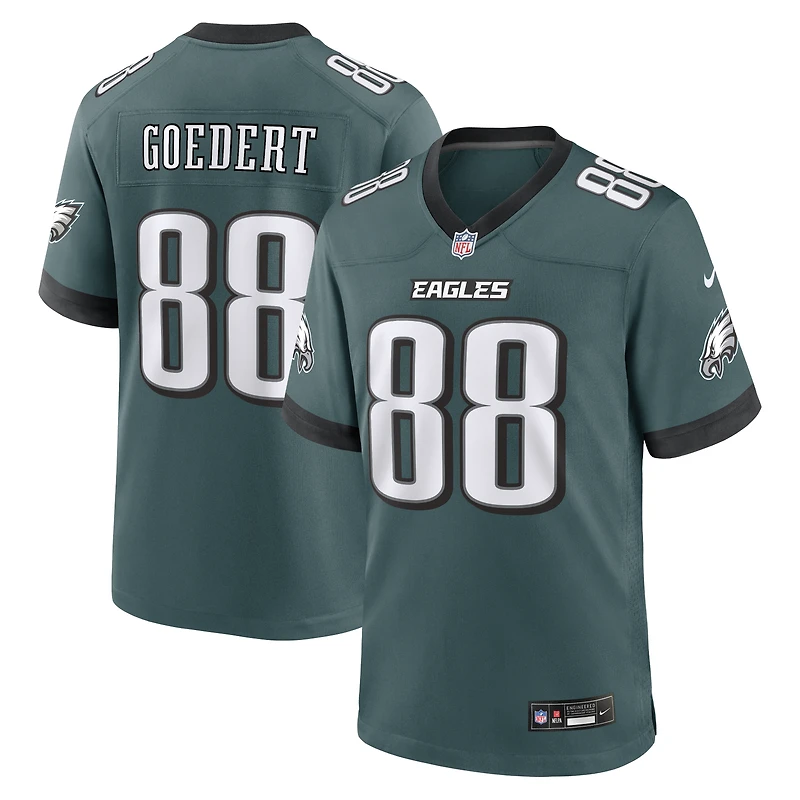 Men's Nike Dallas Goedert  Midnight Green Philadelphia Eagles Team Game Jersey