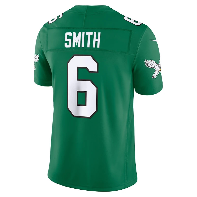 Maillot Nike DeVonta Smith Midnight Green Philadelphia Eagles Vapor F.U.S.E. Stitched Limited pour homme