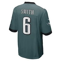 Maillot de match joueur Nike DeVonta Smith vert minuit pour hommes des Eagles Philadelphie
