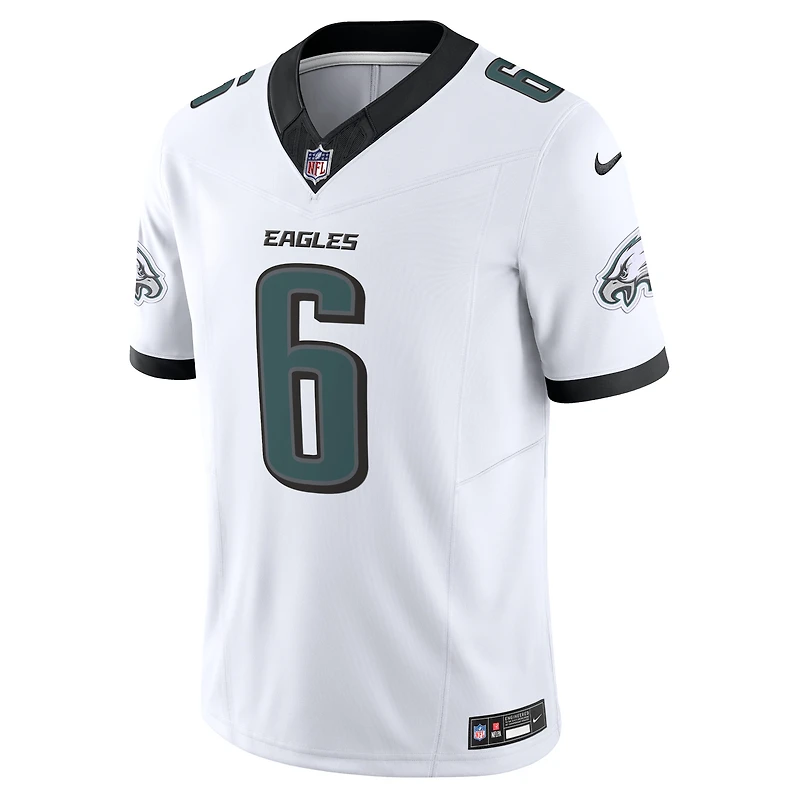 Nike DeVonta Smith pour homme Blanc Philadelphia Eagles Vapor F.U.S.E. Maillot limité