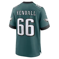 Men's Nike Drew Kendall Midnight Green Philadelphia Eagles Team Game Jersey
