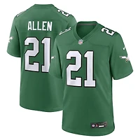 Men's Nike Eric Allen Kelly Green Philadelphia Eagles Retired Player Alternate Game Jersey