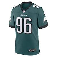 Men's Nike Gabe Hall Midnight Green Philadelphia Eagles Team Game Jersey