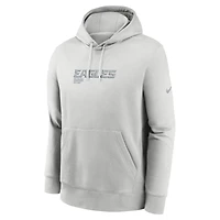 Men's Nike Gray Philadelphia Eagles Edge Pack French Terry Club Pullover Hoodie