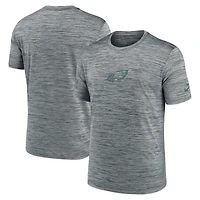 Men's Nike Gray Philadelphia Eagles Sideline Velocity Dri-FIT T-Shirt