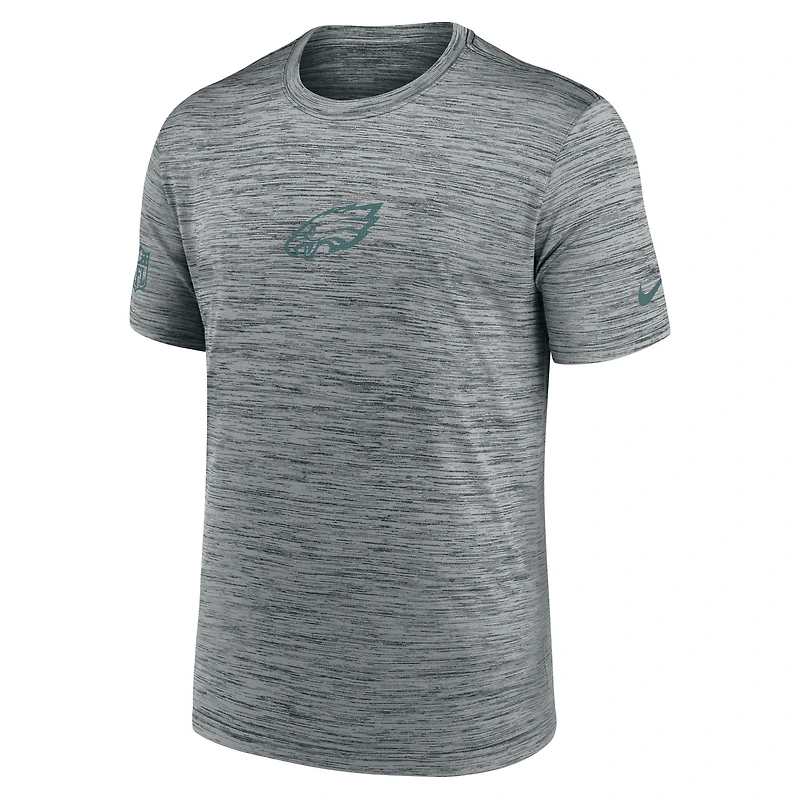 Men's Nike Gray Philadelphia Eagles Sideline Velocity Performance T-Shirt
