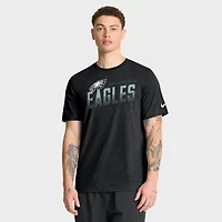 T-shirt Nike Heather Black Philadelphia Eagles Believe The Game pour homme