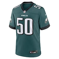 Men's Nike Jaelan Phillips Midnight Green Philadelphia Eagles Team  Game Jersey