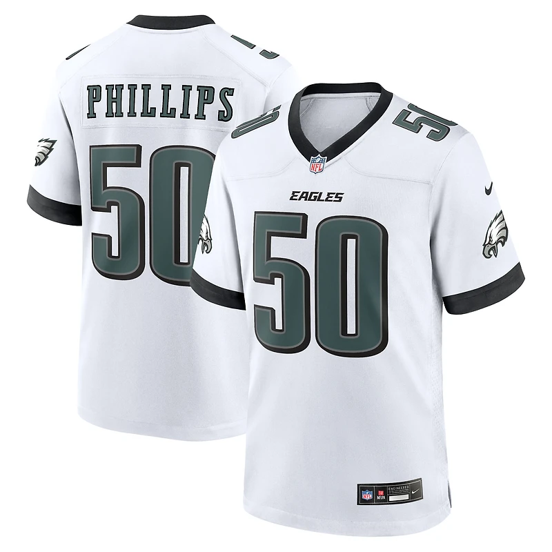 Men's Nike Jaelan Phillips  White Philadelphia Eagles Game Jersey