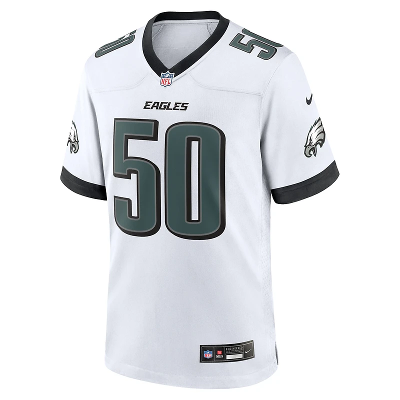 Men's Nike Jaelan Phillips  White Philadelphia Eagles Game Jersey