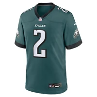 Men's Nike Jahan Dotson Midnight Green Philadelphia Eagles Team Game Jersey