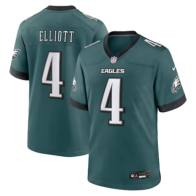 Maillot de match Nike Jake Elliott vert nuit des Eagles Philadelphie pour homme