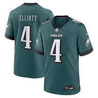 Maillot de match Nike Jake Elliott vert nuit des Eagles Philadelphie pour homme