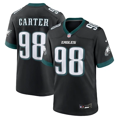 Men's Nike Jalen Carter Kelly Green Philadelphia Eagles Alternate Game Jersey