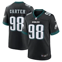 Men's Nike Jalen Carter Kelly Green Philadelphia Eagles Alternate Game Jersey