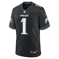 Men's Nike Jalen Hurts  Black Philadelphia Eagles Alternate Game Jersey