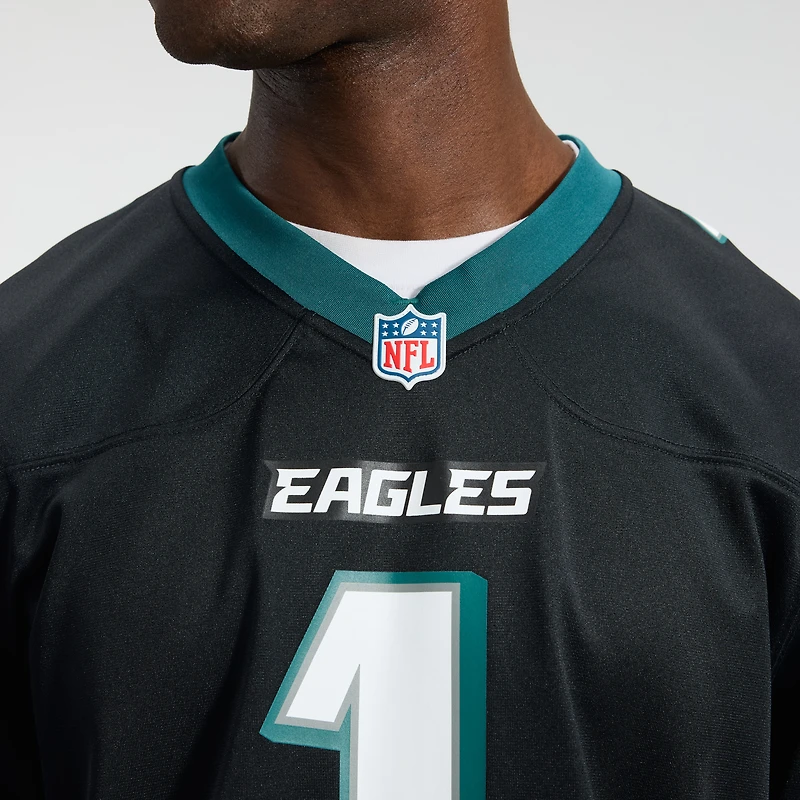 Maillot de match Nike Jalen Hurts blanc des Eagles Philadelphie pour homme