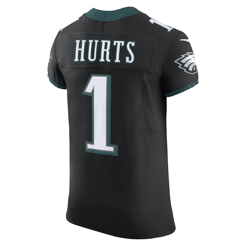 Maillot Nike Jalen Hurts noir alternatif Philadelphia Eagles pour homme Vapor F.U.S.E. Elite