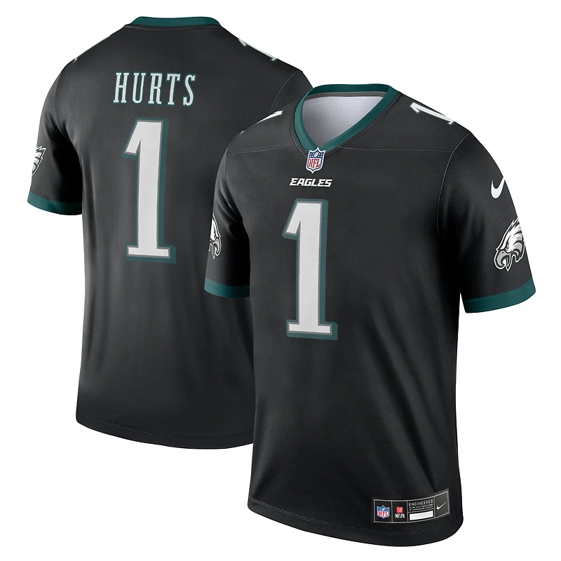 Haut Nike Jalen Hurts Kelly Green pour homme, joueur légendaire des Philadelphia Eagles