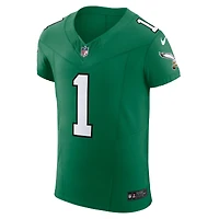 Nike Jalen Hurts Kelly Green pour hommes Philadelphia Eagles 2nd Alternate Vapor F.U.S.E. Maillot Élite