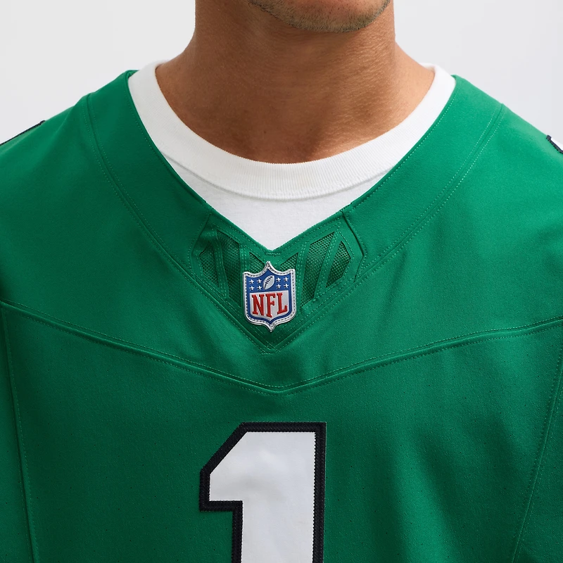 Men's Nike Jalen Hurts Kelly Green Philadelphia Eagles 2nd Alternate Vapor F.U.S.E. Elite Jersey