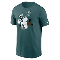 Men's Nike Jalen Hurts Midnight Green Philadelphia Eagles Player Graphic T-Shirt