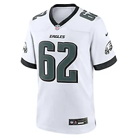 Maillot de match blanc Nike Jason Kelce des Eagles Philadelphie pour homme