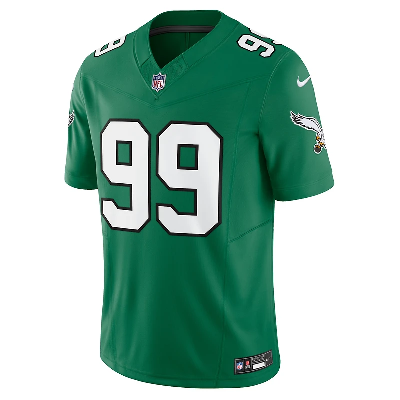 Men's Nike Jerome Brown Kelly Green Philadelphia Eagles Alternate Vapor F.U.S.E. Limited Jersey