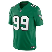 Men's Nike Jerome Brown Kelly Green Philadelphia Eagles Alternate Vapor F.U.S.E. Limited Jersey