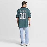Maillot de match Nike Jihaad Campbell vert des Eagles Philadelphie pour homme