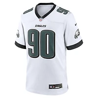 Men's Nike Jordan Davis White Philadelphia Eagles Game Jersey