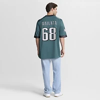 Maillot de match Nike Jordan Mailata Midnight Green Philadelphia Eagles pour homme