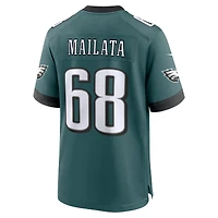 Men's Nike Jordan Mailata Midnight Green Philadelphia Eagles Team Game Jersey