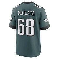 Men's Nike Jordan Mailata  Midnight Green Philadelphia Eagles Team Game Jersey