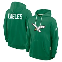 Sweat à capuche Nike Kelly Green Philadelphia Eagles 2025 Sideline Standard Issue Alt Pack Dri-FIT pour homme