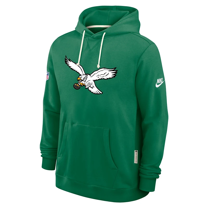 Sweat à capuche Nike Kelly Green Philadelphia Eagles 2025 Sideline Standard Issue Alt Pack Dri-FIT pour homme