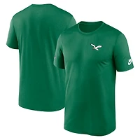 T-shirt Nike Kelly Green Philadelphia Eagles Alt Legend Small Logo Dri-FIT pour homme