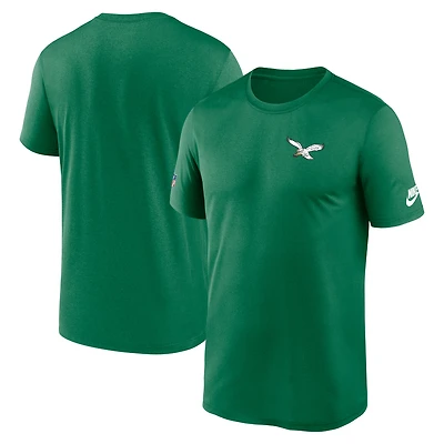 Men's Nike Kelly Green Philadelphia Eagles Alt Legend Small Logo Dri-FIT T-Shirt