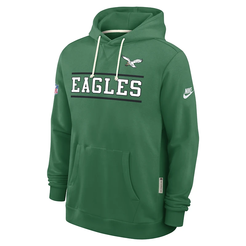 Men's Nike Kelly Green Philadelphia Eagles Alt Sideline Standard Issue Dri-FIT Hoodie