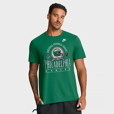 Men's Nike Kelly Green Philadelphia Eagles Rewind Essential T-Shirt