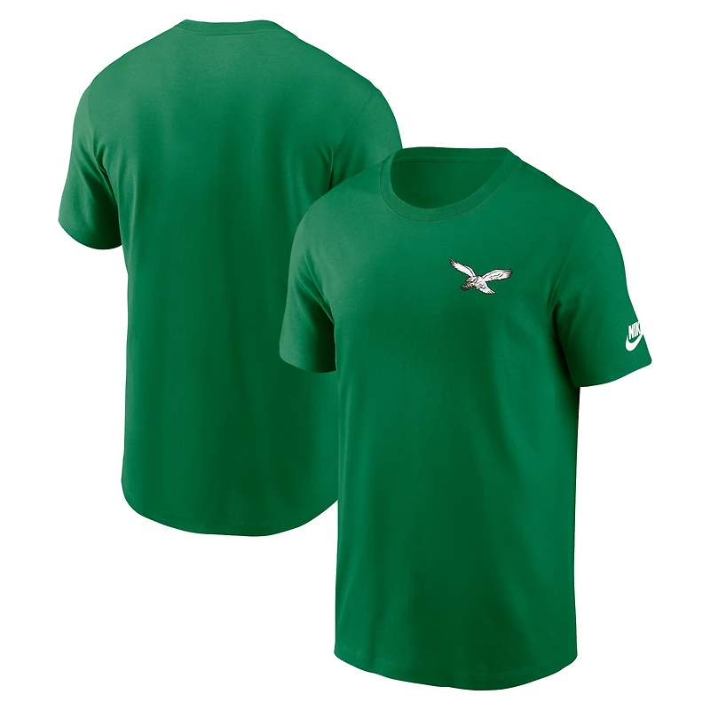 Men's Nike Kelly Green Philadelphia Eagles Rewind Essential T-Shirt