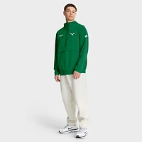 Men's Nike Kelly Green Philadelphia Eagles Sideline Alt Pack Anorak Half-Zip Hoodie Jacket