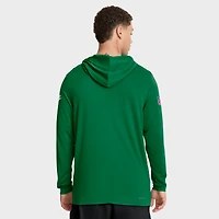 Men's Nike Kelly Green Philadelphia Eagles Sideline Pass Accuracy Dri-FIT Long Sleeve Hoodie T-Shirt
