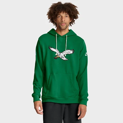 Sweat à capuche Nike Kelly Green Philadelphia Eagles Sideline Standard Issue Alt 2 Dri-FIT pour homme