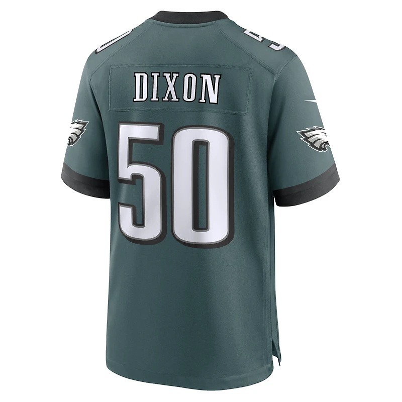 Men's Nike Lance Dixon Midnight Green Philadelphia Eagles Team Game Jersey