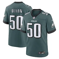 Maillot de match Nike Lance Dixon pour homme, vert nuit, des Philadelphia Eagles