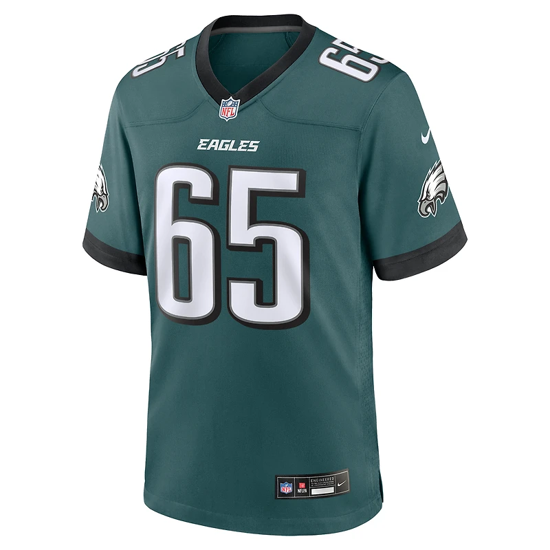 Men's Nike Lane Johnson Midnight Green Philadelphia Eagles Team Game Jersey